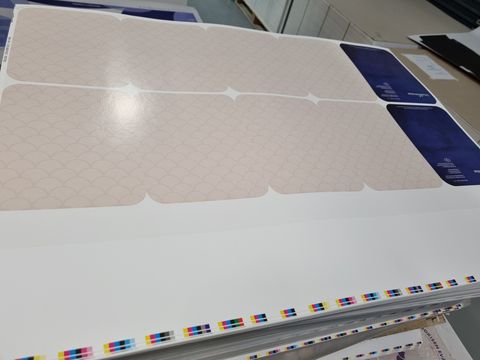 Cartoncino teso stampato per cartotecnica