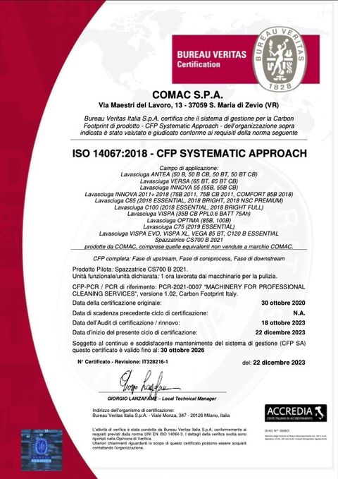 Lavasciuga Pavimenti Comac VISPA EVO