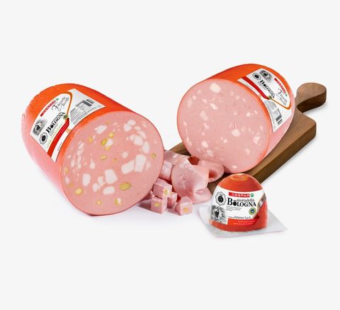 DESPAR GIGANTINA METÀ 13KG MORTADELLA DI BOLOGNA IGP PISTACCHIO